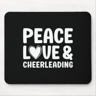 Cheerleading I Love Cheerleading For Women Cheer Mouse Pad