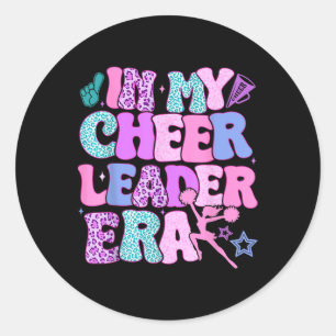 Cheerleading In My Cheer Leader Era Youth Cheerlea Classic Round Sticker