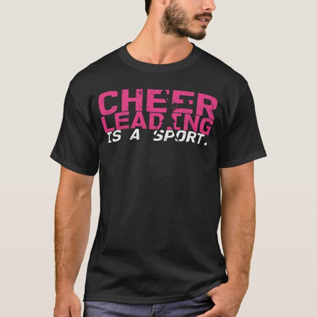 Cheerleading Is A Sport Great Cheerleading Fan T-Shirt (Front)
