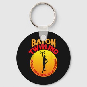 Cheerleading Is For Amateurs - Tonne Twirler Key Ring