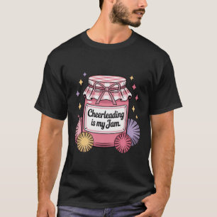 Cheerleading Is My Jam Vintage Jar T-Shirt