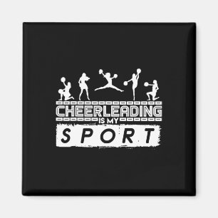 Cheerleading Is My Sport Cheerleader Magnet
