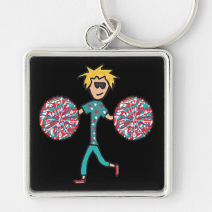 Cheerleading Key Ring