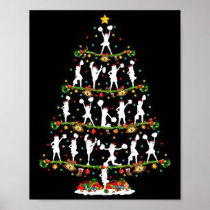 Cheerleading Lover Xmas Santa Cheerleading Christm Poster