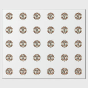 Cheerleading Mascot Cat Cheerleading Mascot Cat Vi Wrapping Paper