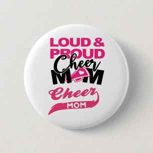 Cheerleading Mum Cheer Mother Mama Parents Gift 6 Cm Round Badge