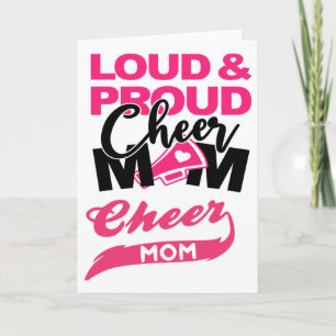 Cheerleading Mum Cheer Mother Mama Parents Gift  Card