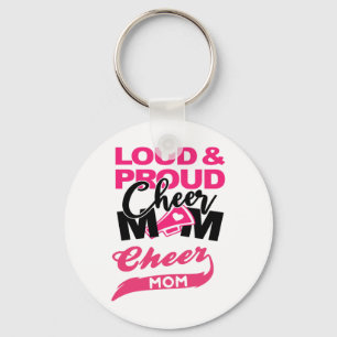 Cheerleading Mum Cheer Mother Mama Parents Gift Key Ring