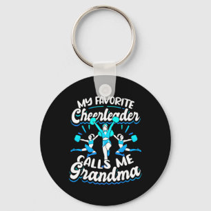 Cheerleading My Favorite Cheerleader Calls Me Gran Key Ring