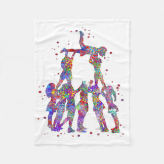 Cheerleading Owner Gift | Cute Birthday Fleece Blanket