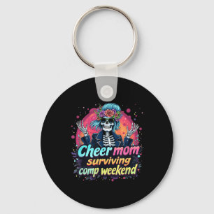 Cheerleading Parent Coffee Cheer Mum Surviving Com Key Ring