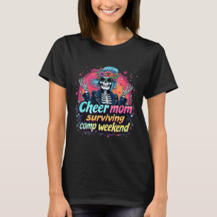 Cheerleading Parent Coffee Cheer Mum Surviving Com T-Shirt