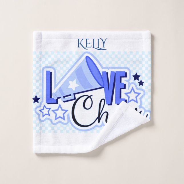Cheerleading personalized wash cloth. wash cloth (Wash Cloth)