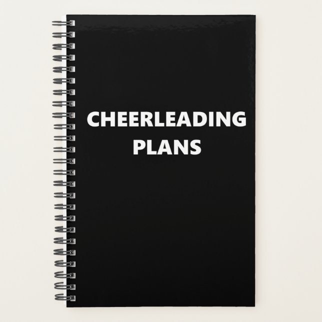 Cheerleading Planner Sports Theme Cheerleading (Front)