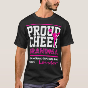 Cheerleading Proud Cheer Grandma Graphic T-Shirt