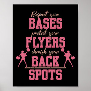 Cheerleading Respect Your Ses Flyers And Cherish C Poster