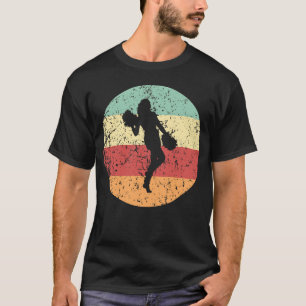 Cheerleading Retro Cheerleader Retro Colours T-Shirt