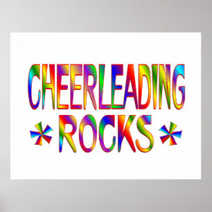Cheerleading Rocks Poster