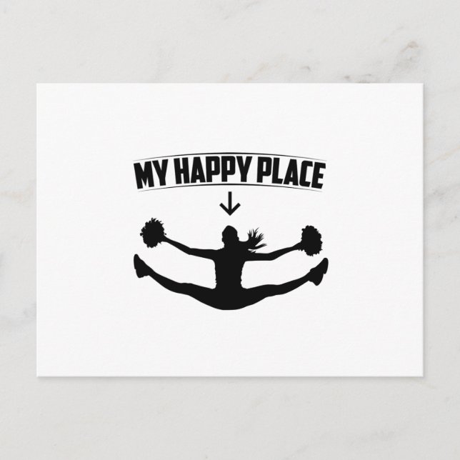 Cheerleading Sayings | Sport Cheerleader Gifts Postcard (Front)