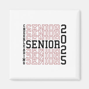 Cheerleading Senior Night Cheer Senior 2025 Gradua Magnet