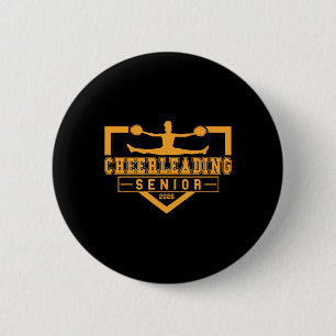 Cheerleading Senior Night Cheer Senior 2026 Gradua 6 Cm Round Badge