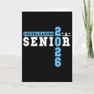 Cheerleading Senior Night Cheer Senior 2026 Gradua Card