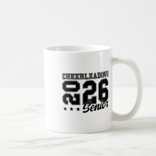 Cheerleading Senior Night Cheer Senior 2026 Gradua Coffee Mug