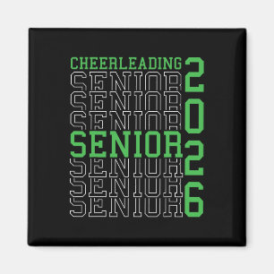 Cheerleading Senior Night Cheer Senior 2026 Gradua Magnet
