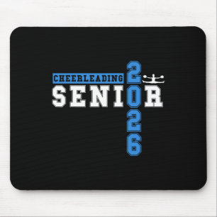 Cheerleading Senior Night Cheer Senior 2026 Gradua Mouse Pad