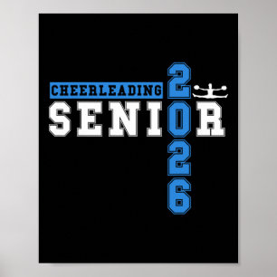 Cheerleading Senior Night Cheer Senior 2026 Gradua Poster
