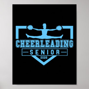 Cheerleading Senior Night Cheer Senior 2026 Gradua Poster