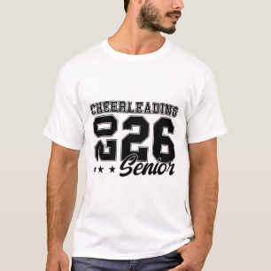 Cheerleading Senior Night Cheer Senior 2026 Gradua T-Shirt