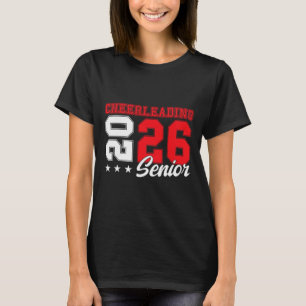 Cheerleading Senior Night Cheer Senior 2026 Gradua T-Shirt