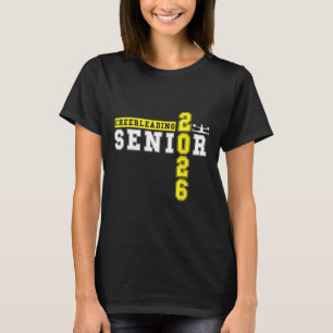 Cheerleading Senior Night Cheer Senior 2026 Gradua T-Shirt