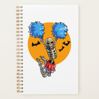 Cheerleading Skeleton Halloween Cheer Mum Girls Wo Planner