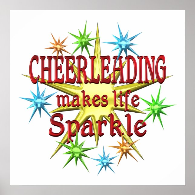 Cheerleading Sparkles Poster (Front)