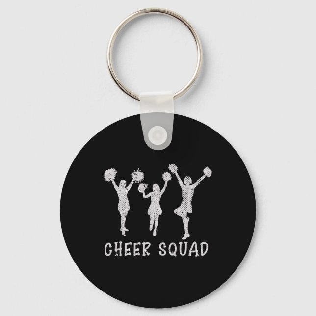 Cheerleading Squad Cheer Team Cheering Practice Ch Key Ring (Front)