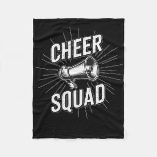 Cheerleading Team Women Girls Matching Cheer Squad Fleece Blanket