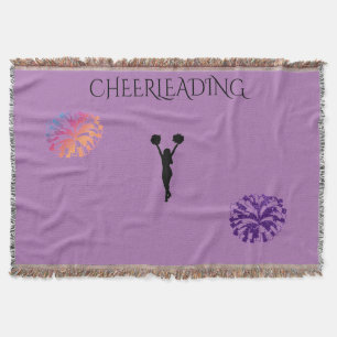 Cheerleading throw blanket. blanket
