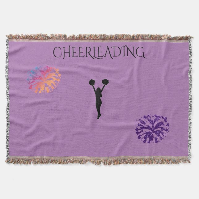 Cheerleading throw blanket. blanket (Front)