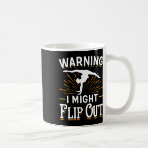 Cheerleading Warning I Might Flip Out Cheerleaders Coffee Mug