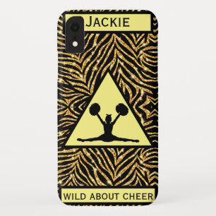Cheerleading "Wild About Cheer" iPhone / iPad case