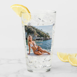 CHEERS! 🥂 16oz Glass Cup – Add Image or Text