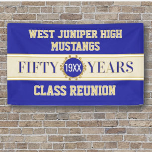 Cheers! 50th Reunion Celebration Banner