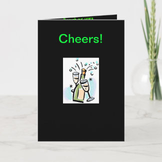 Cheers - a celebration of friendship thank you card