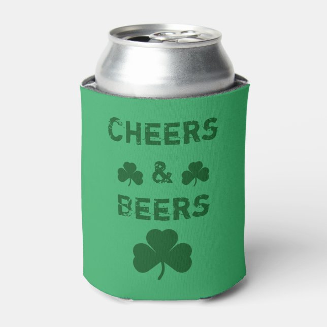 Cheers and Beers Can Cooler (Can Front)