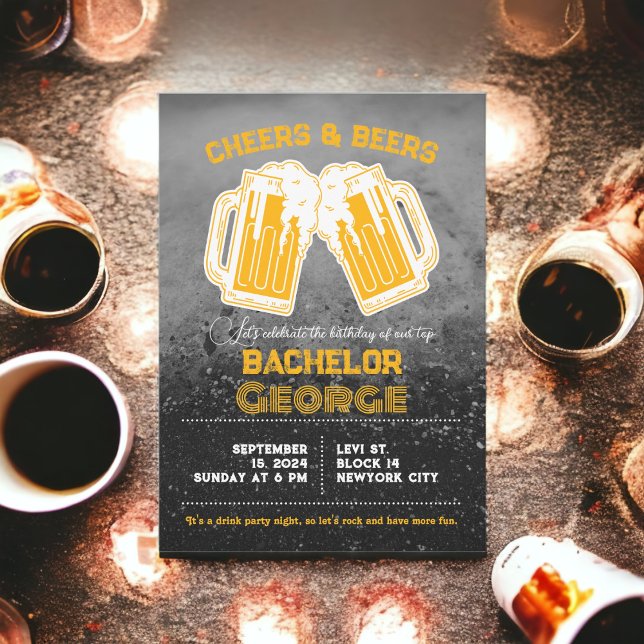 Cheers and Beers Invitation (Creator Uploaded)