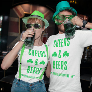 Cheers and Beers Party Event T-Shirt
