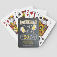 Cheers and Beers to 50 Years Birthday Party