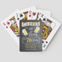 Cheers and Beers to 70 Years Birthday Party 